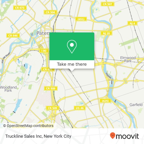 Truckline Sales Inc map