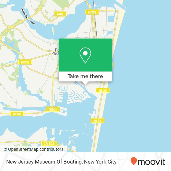 Mapa de New Jersey Museum Of Boating