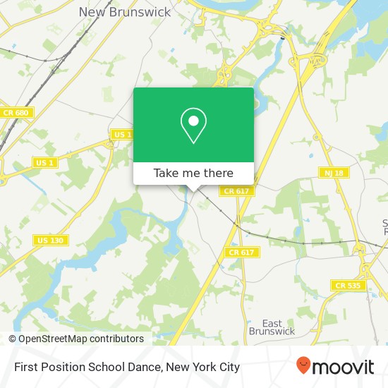 First Position School Dance map