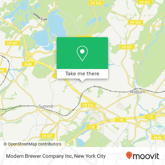 Modern Brewer Company Inc map