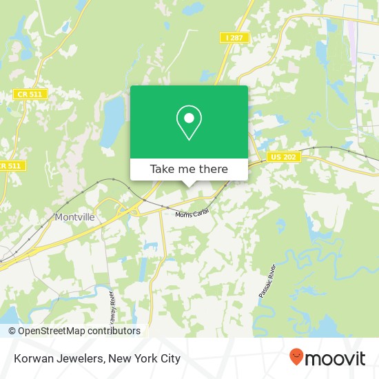 Korwan Jewelers map