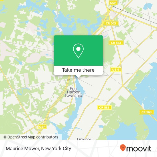 Mapa de Maurice Mower