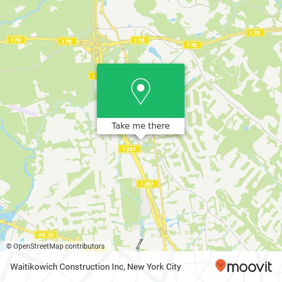 Mapa de Waitikowich Construction Inc