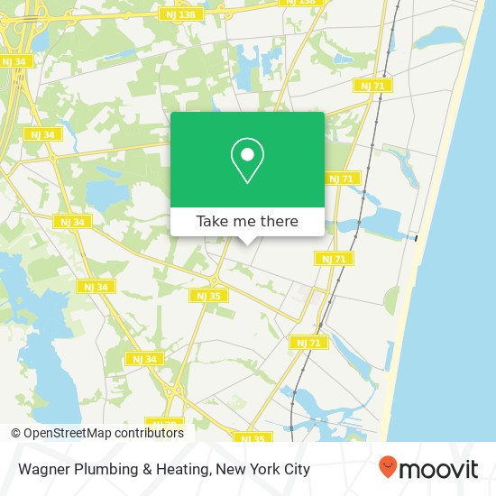 Wagner Plumbing & Heating map