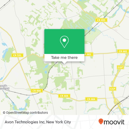 Mapa de Avon Technologies Inc