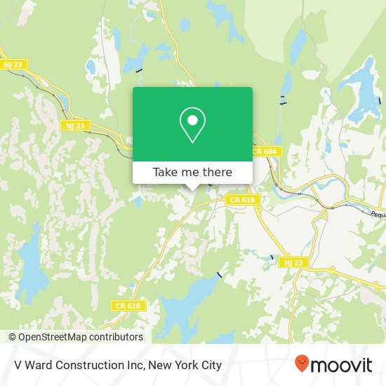 Mapa de V Ward Construction Inc