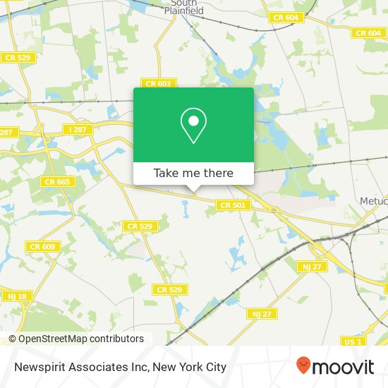 Mapa de Newspirit Associates Inc