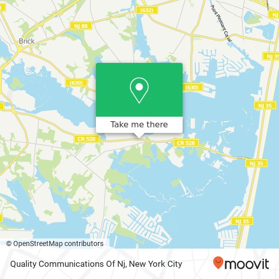 Mapa de Quality Communications Of Nj