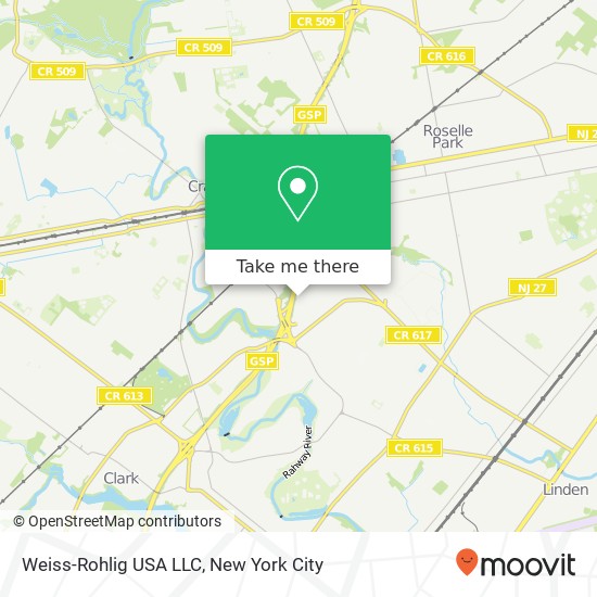 Mapa de Weiss-Rohlig USA LLC