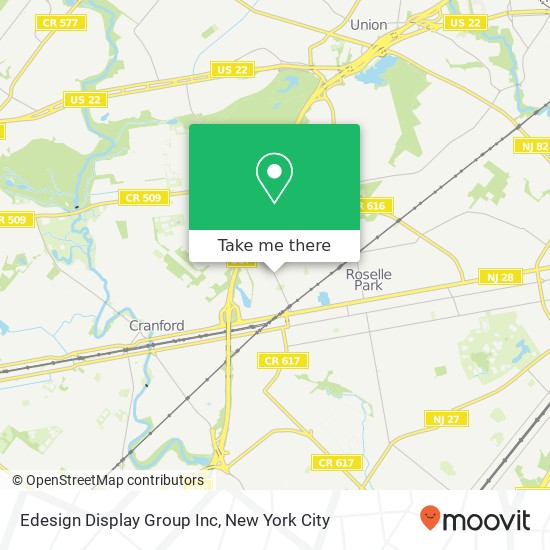 Edesign Display Group Inc map