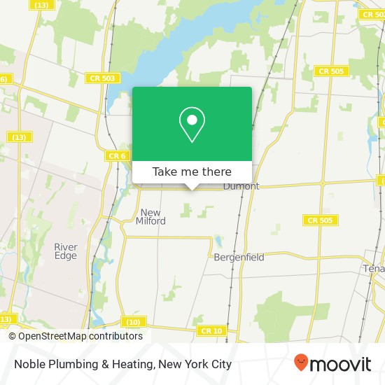 Mapa de Noble Plumbing & Heating