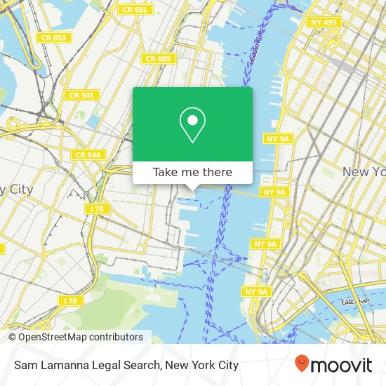 Mapa de Sam Lamanna Legal Search