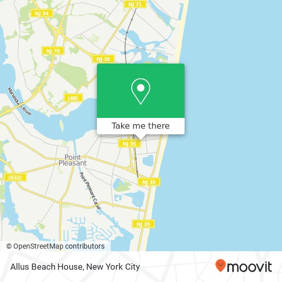 Mapa de Allus Beach House