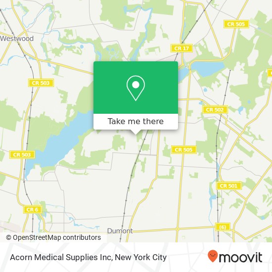 Acorn Medical Supplies Inc map