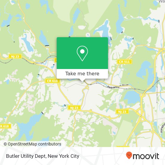 Butler Utility Dept map