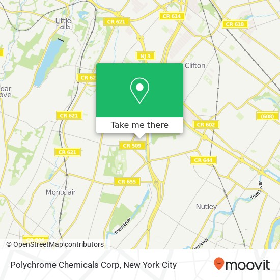 Mapa de Polychrome Chemicals Corp