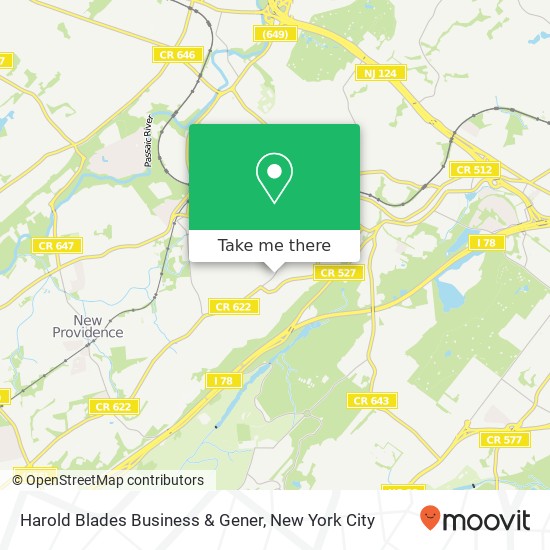 Mapa de Harold Blades Business & Gener