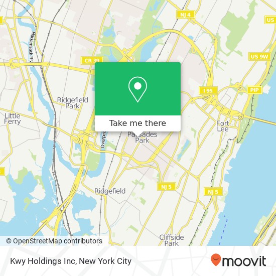 Kwy Holdings Inc map