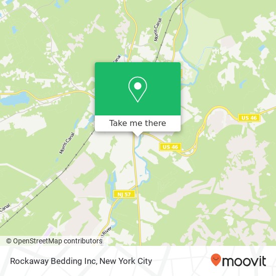 Rockaway Bedding Inc map