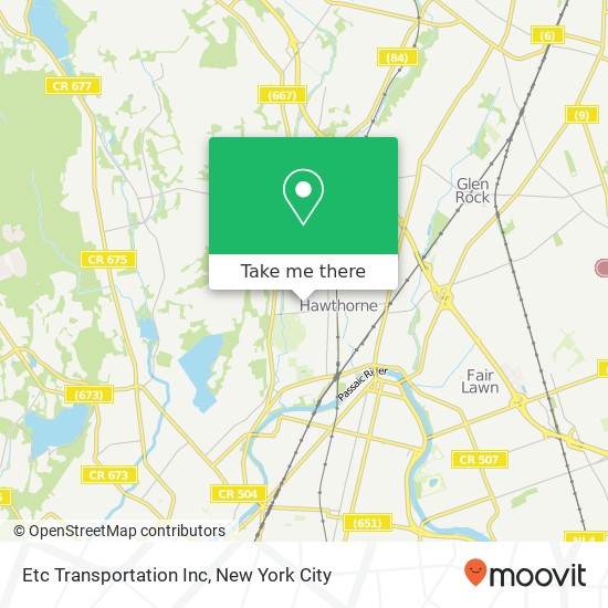 Etc Transportation Inc map