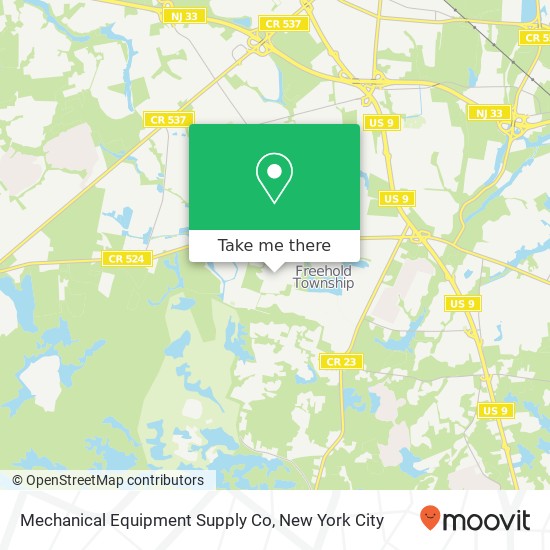 Mechanical Equipment Supply Co map