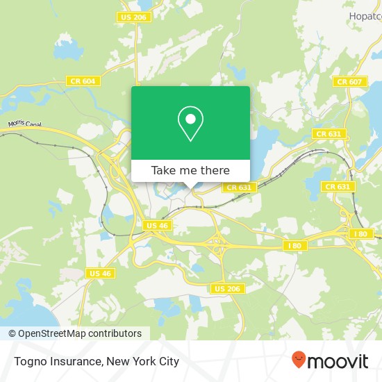 Mapa de Togno Insurance