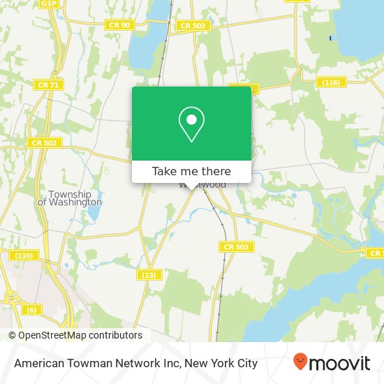 Mapa de American Towman Network Inc