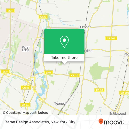 Baran Design Associates map