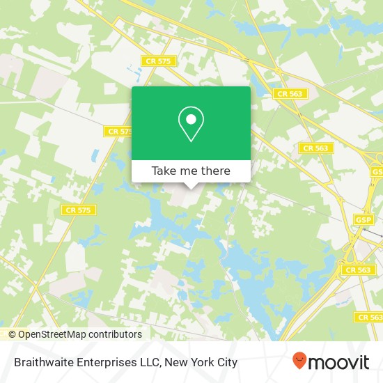 Mapa de Braithwaite Enterprises LLC