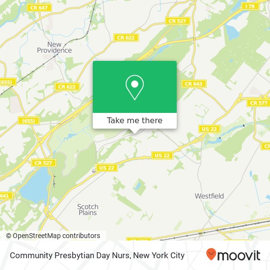 Mapa de Community Presbytian Day Nurs