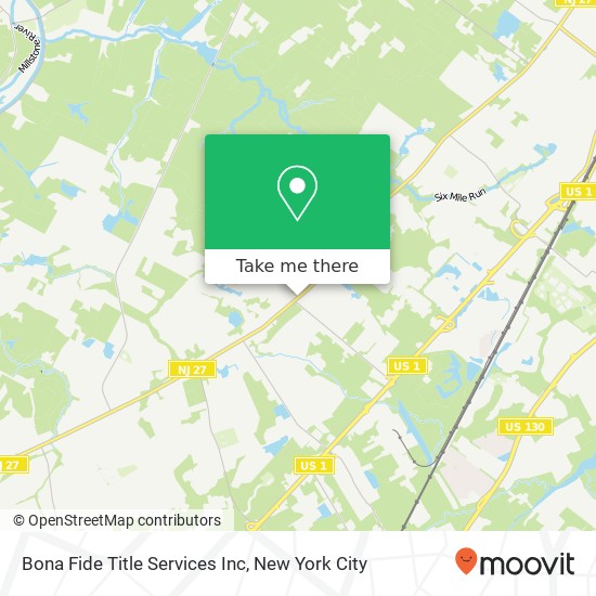 Mapa de Bona Fide Title Services Inc