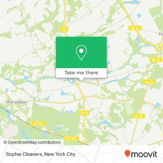 Sophie Cleaners map