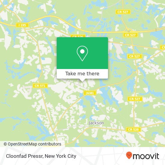 Cloonfad Pressr map