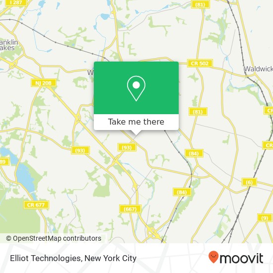 Elliot Technologies map