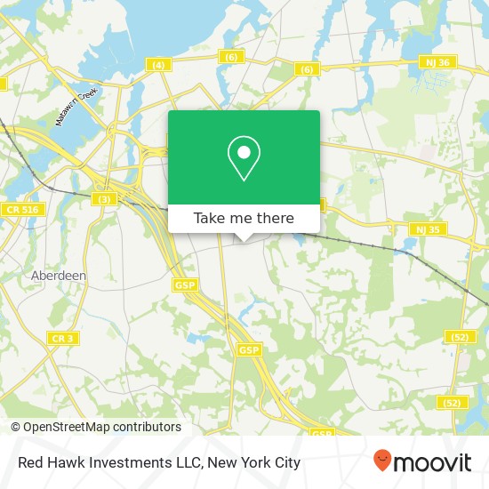 Mapa de Red Hawk Investments LLC