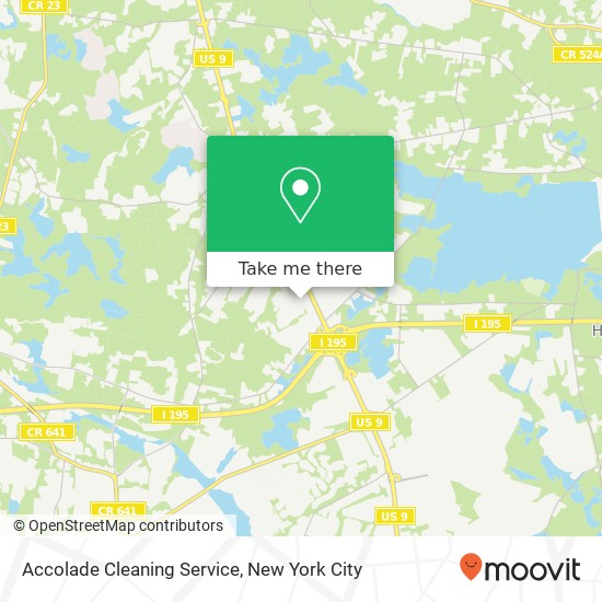 Mapa de Accolade Cleaning Service