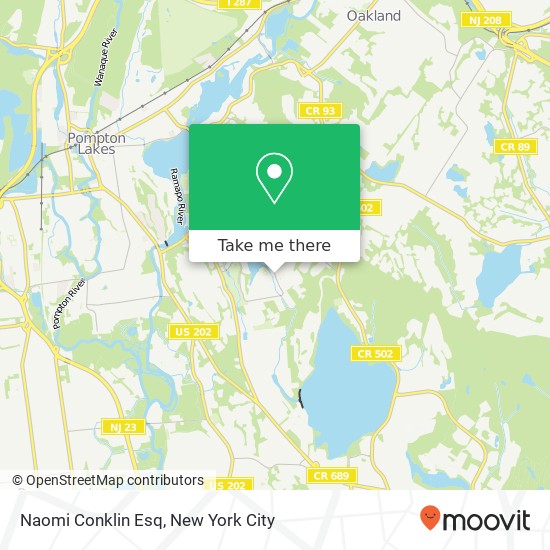 Naomi Conklin Esq map