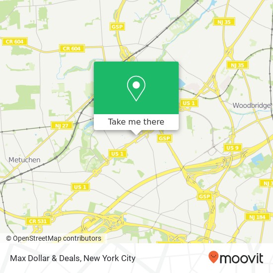 Mapa de Max Dollar & Deals