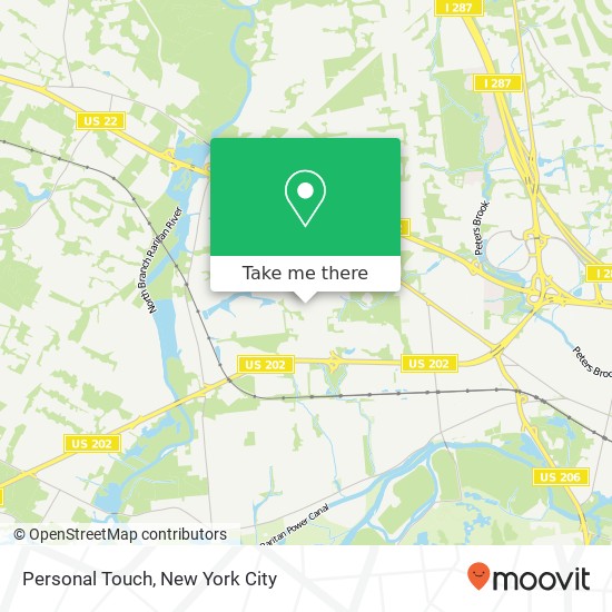 Personal Touch map