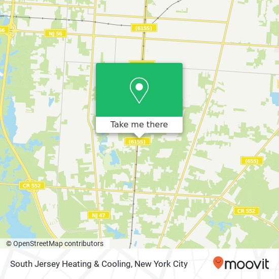 South Jersey Heating & Cooling map