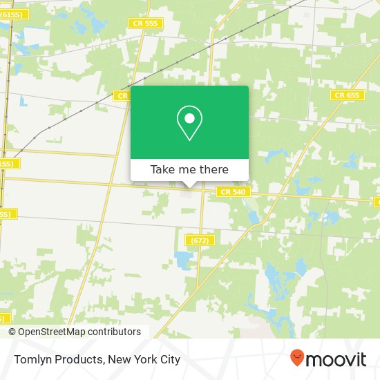 Mapa de Tomlyn Products