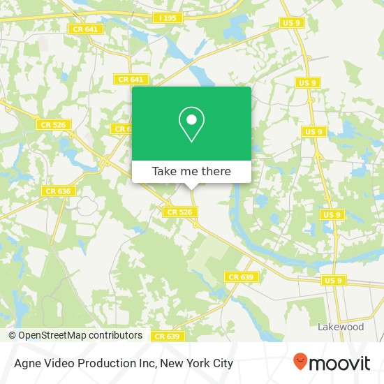 Agne Video Production Inc map