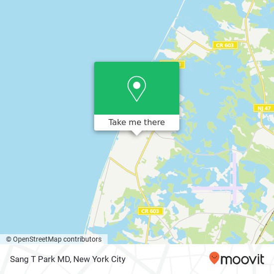 Sang T Park MD map