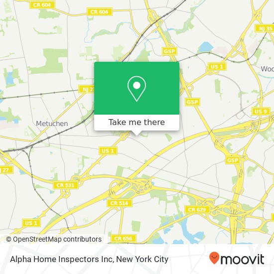 Alpha Home Inspectors Inc map