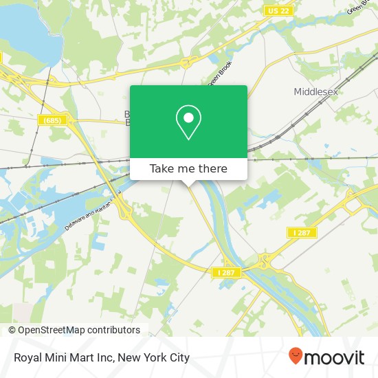 Royal Mini Mart Inc map