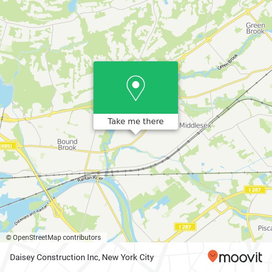 Daisey Construction Inc map