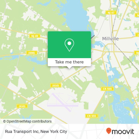 Rua Transport Inc map
