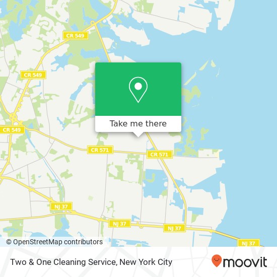 Mapa de Two & One Cleaning Service