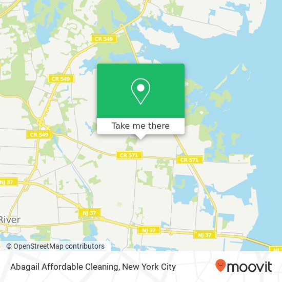 Abagail Affordable Cleaning map
