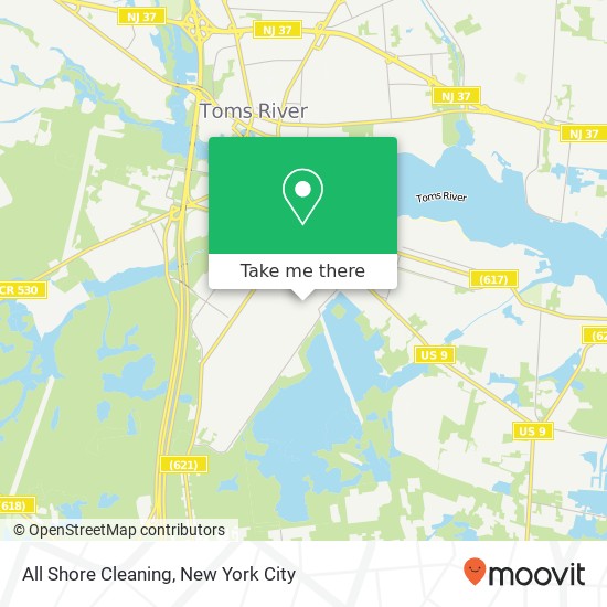 All Shore Cleaning map